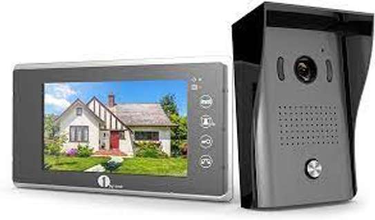 Video Doorphone 2-Wires System 7-inch Color Monitor image 1
