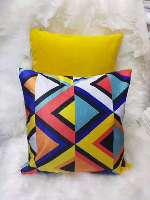 colourful throw pillows
