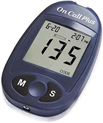 On Call Plus Glucometer machine & 50 strips image 2
