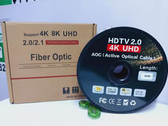 HDMI 2.0V Optical Fiber Cable 50 Meter image 1