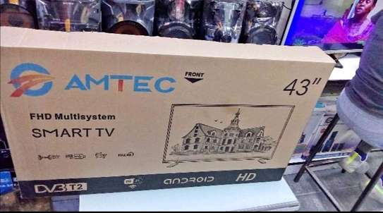 43 Amtec Smart Frameless Television +Free TV Guard image 1