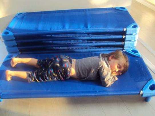 Durable Kindergarten Portable bed cot image 4