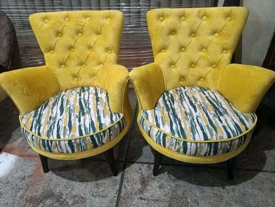 Beautiful Modern Quality Wingback Chairs image 1