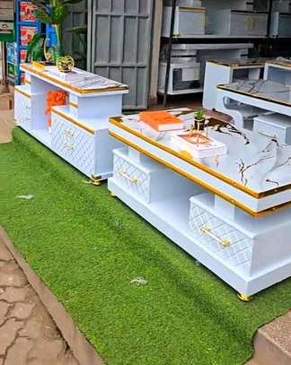 Tv cabinet with marble  top image 3