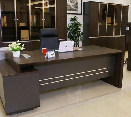 Office Desk : Premium Executive L-Shaped Office Desk image 1