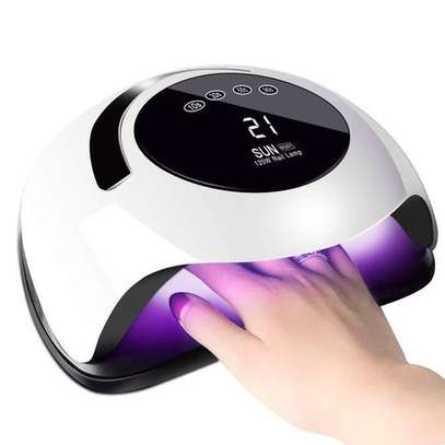 120W UV LED Nail Lamp Gel Nail Dryer, Portable Nail Curing Light For Gels Polishes With 4 Timer Setting image 1