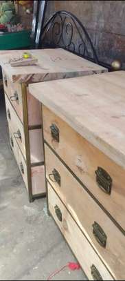 Mahogany Kitchen Worktop with drawers image 3