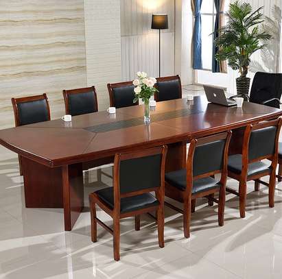Office Table :  Luxury Mahogany Conference Table image 3