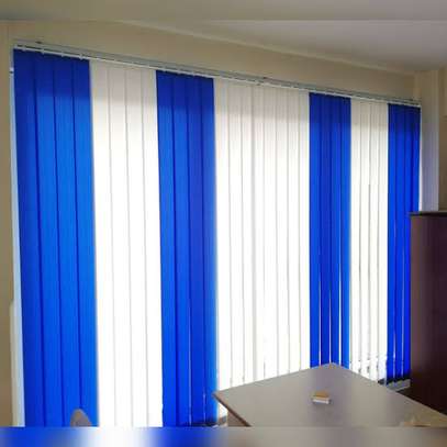 classic office blinds/curtains. image 1