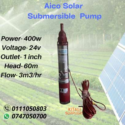 Aico Solar Submersible Water pump Pump 400W 24V image 1