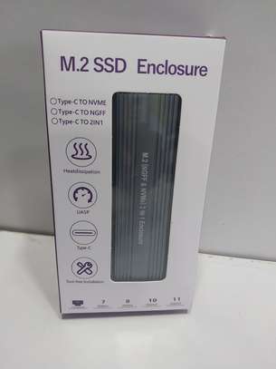 M2 SSD Case NVME Enclosure M.2 To USB Type C 3.1 SSD image 2