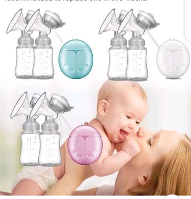 Double suction electric breast pump image 1