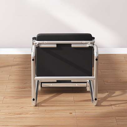 Office Chair : Mesh Office Black  Metal Chair image 4