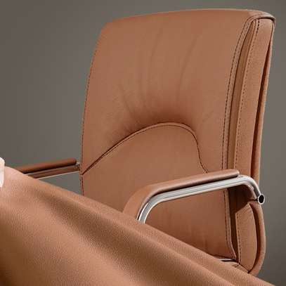 Office Chair: High Back Hideskin Long Leg Chair image 7