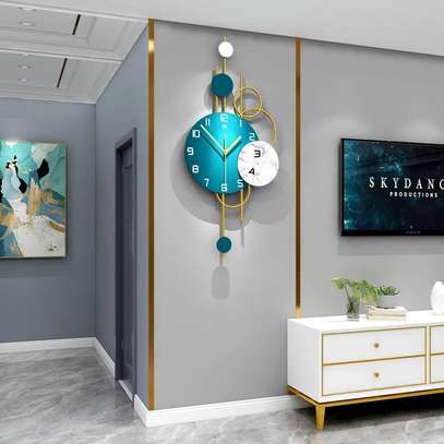 Nordic minimalist wall clock   66*34cm image 3