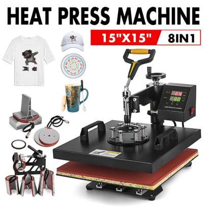 Reliable 8 in 1 Combo Heat Press Machine image 1