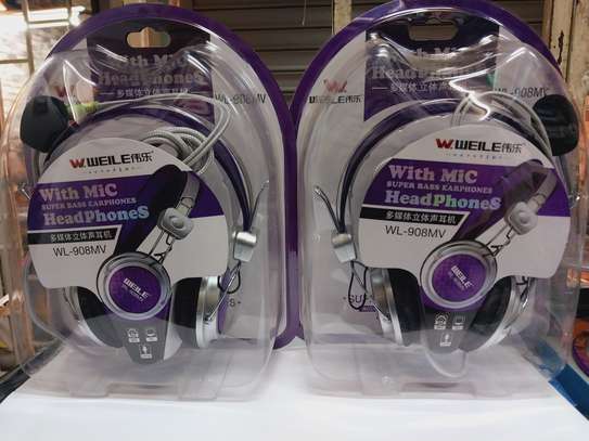 Stereo Master Multimedia Stereo Headphones With Microphone image 2