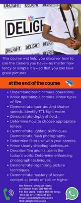 Camera Film Photography Video Sound Training School COLLEGE image 3