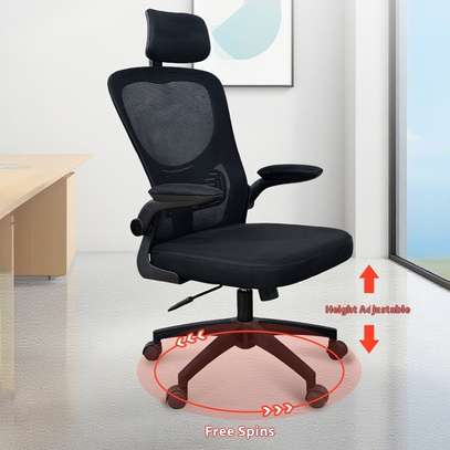 Orthopedic Seat Chair with Flip Arms image 4
