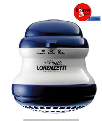 Lorenzetti Bello Banho Ultra instant shower for hard water + Free plastic shower arm image 1