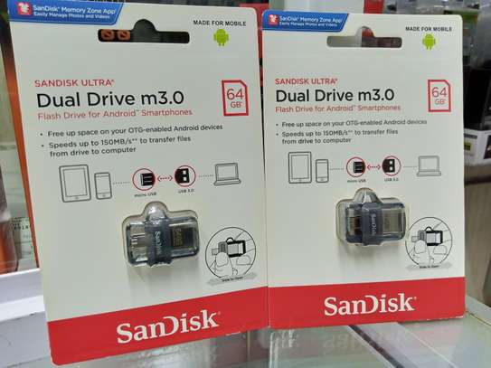 Sandisk 64GB Otg-dual Drive Flashdisk M3.0 image 1