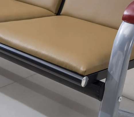 Office Sofa: 5-Person Brown Office Sofa image 5