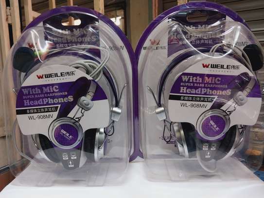 Stereo Master Multimedia Stereo Headphones With Microphone image 2