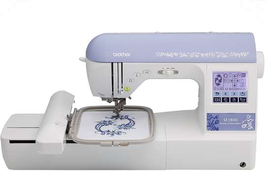 Machine With 136 Built-In Embroidery Designs image 1