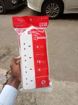 Itel extension 4way with surge protector image 1