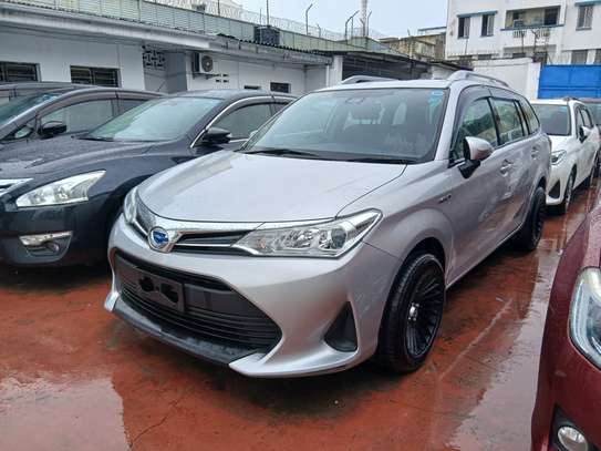 TOYOTA fielder 2018 Silver Hybrid image 2