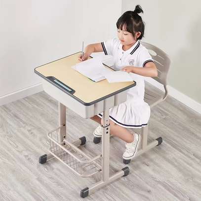 Adjustable Kids Desk with Ergonomic Study Chair Set image 7