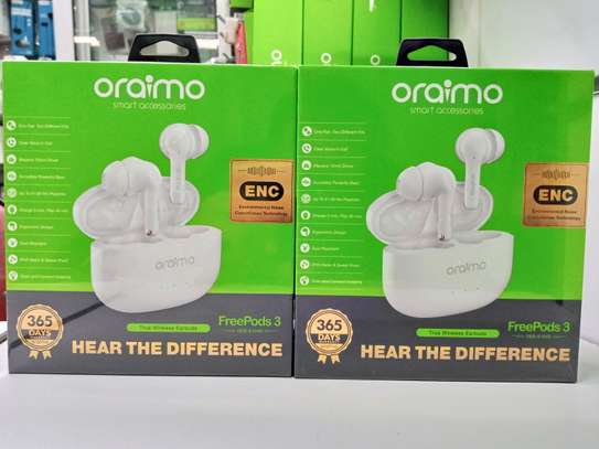 Oraimo FreePods-3 -Wireless Stereo Earbuds NoiseCancellation image 1