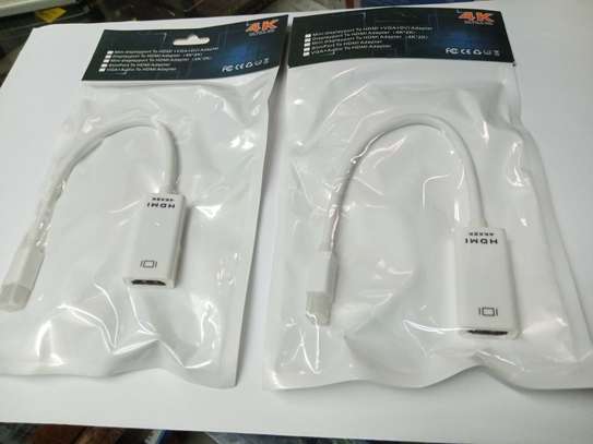 Mini DisplayPort Male to HDMI Female Adapter Support 4K x 2K image 2