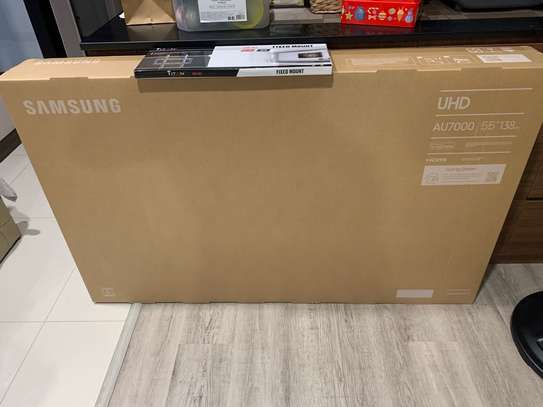55 Samsung  smart 4k CU7000 Television - image 1