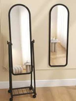 Black Metal Framed Home Dressing Mirror image 8