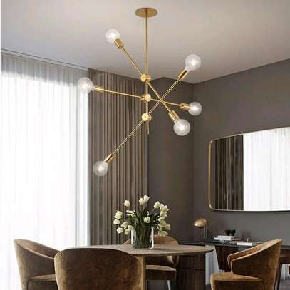 *Nordic Style Gold Sputnik Chanderlier image 4