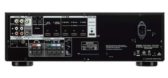 Denon AVR-X250BT 5.1 Receiver & Polk TL1600 5.1 Speaker set image 3