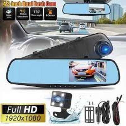 Dashboard Camera 4.3 Inch Car DVR Mirror Car image 1