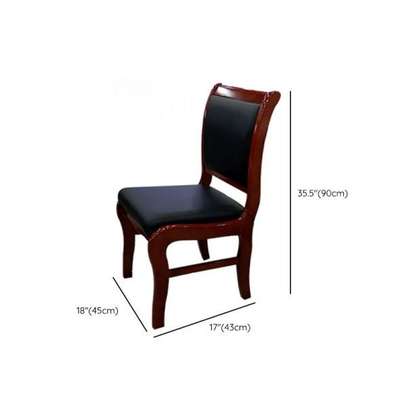Wooden Frame Boardroom Office Chair image 5
