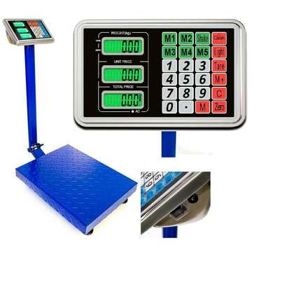 150KG Electronic LCD Computing Digital Platform Scales Postal Shop Scale Weight image 1