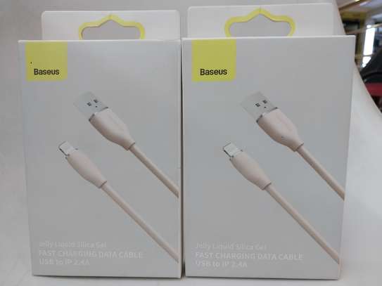 Baseus Jelly 2.4A USB to iphone FastCharging Data Cable 1.2m image 3
