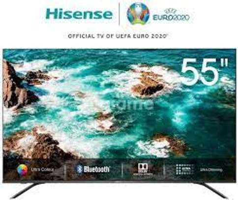 HISENSE 55 INCH SMART 4K FRAMELESS TV image 1