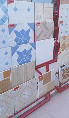Ceramic floor tiles.Size 300mm by 300mm(17 pieces) image 1