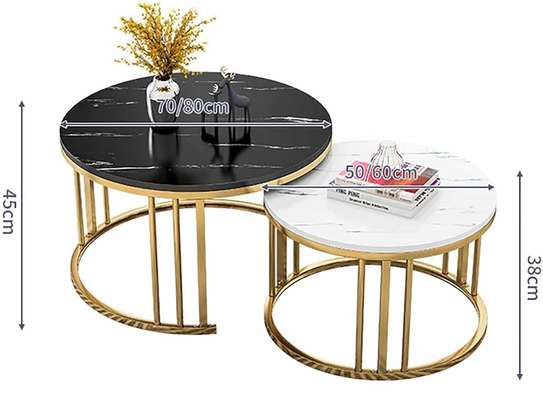 Office Table: Nestle Round Home Coffee Table image 4