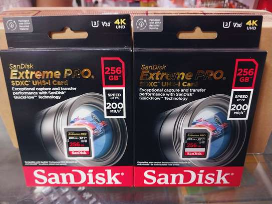 SanDisk 256GB Extreme PRO UHS-I SDXC Memory Card image 3
