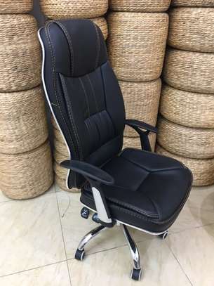Leather generic orthopedic home office chair image 5