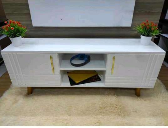 55 inch long white  tv  stand image 1
