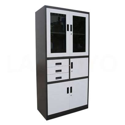 Office Cabinet : Office Quadral Storage Cabinet With safe image 4