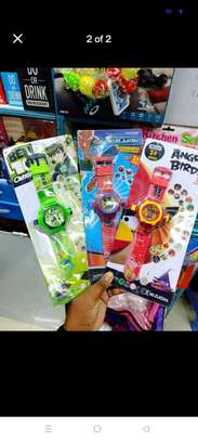 Cartoon themed projector kids watch image 2