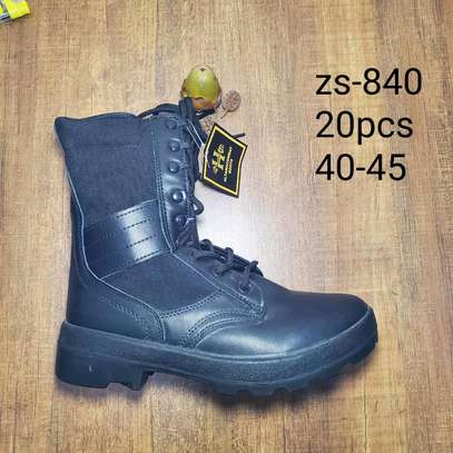 Tactical military boots image 1